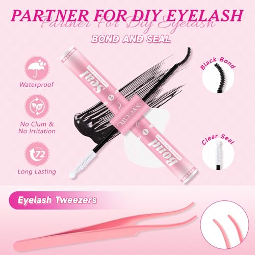 NYCAAR 3D Fluffy Lash Clusters Kit 200D - DIY Eyelash Extensions