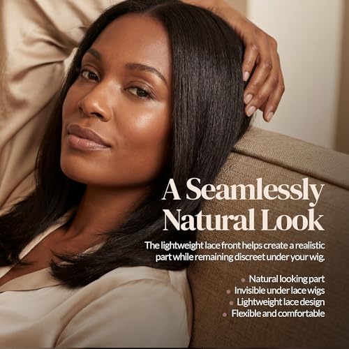 Milano Collection Adjustable Non-Slip Velvet Lace Wig Grip Cap - Nude