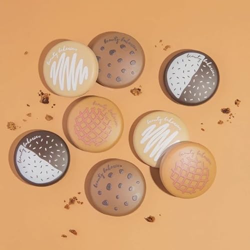 Beauty Bakerie Reusable False Eyelashes with Compact + Mirror, Natural & Wispy False Eye Lashes Pack, Makeup Essentials, Fake Strip Lashes for Natural Look, Anything for the Cookies