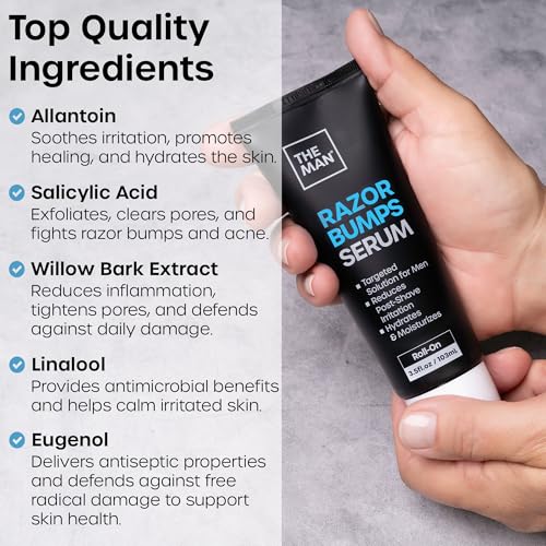 Vanibiss Razor Bumps Serum for Men - Ingrown Hair & Skin Soothing Solution