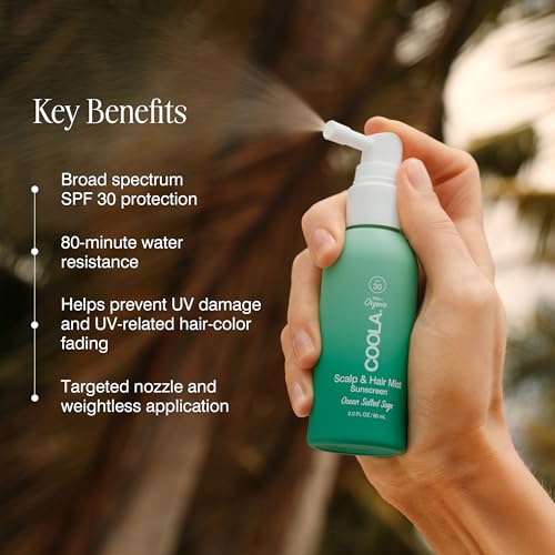 COOLA Organic Scalp Spray SPF 30 with Monoi Oil