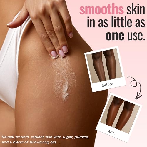 Cake Batter Sugar Body Scrub ? Sweet Vanilla & Caramel Notes -Exfoliating & Moisturizing Body Polish for Smooth, Glowing Skin ? Gently Removes Dead Skin & Dryness ? Infused with Natural Oils