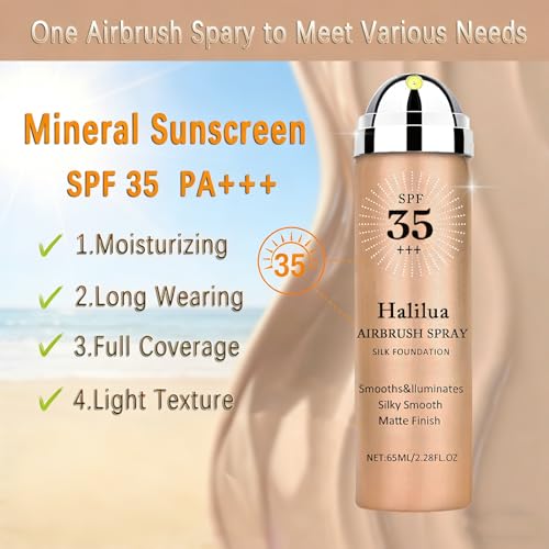 Airbrush Foundation Spray SPF 35 - Full Coverage Makeup