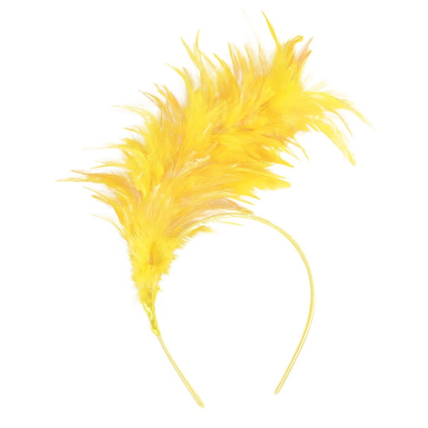 HIWIND Fashion Hairband Feathers Headband Tea Party Cocktail Wedding Headpiece