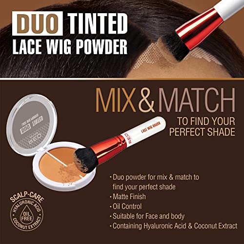 Red by Kiss Lace Wig Brush Tinted Powder Duo Set