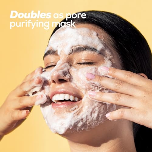 Hanhoo Pore Cleanser with Niacinamide, 6.76 Fl. Oz., 2-in-1 Facial Cleanser and Mask, with Niacinamide and Salicylic Acid, Clears Clogged Pores, Makeup-Remover, Exfoliating Face Wash, Korean Skincare