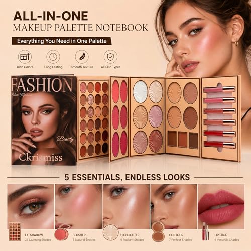 All-in-One Makeup Kit for Women - 100+ Colors Eyeshadow & More