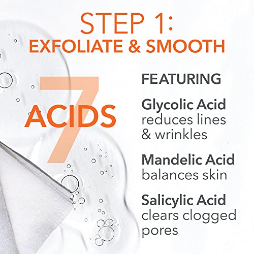 Dr. Dennis Gross Alpha Beta Extra Strength Daily Peel ? 2-Step Exfoliating Pads for Enhanced Anti-Aging, Smoother Skin, and Radiant Complexion, 5 Treatments