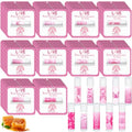 60 Pack Breast Cancer Awareness Lip Balms Bulk Small Pink Ribbon Thank You Lip Balms Gifts Set Breast Cancer Awareness Bulk Items Moisturizing Care Survivors Gifts for Women Men Survivors