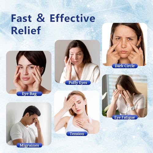 Cooling Gel Eye Mask for Sleep & Migraine Relief