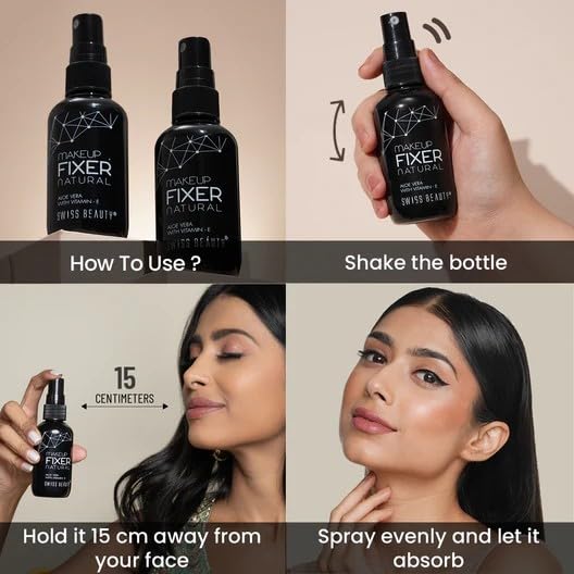 Swiss Beauty Makeup Fixer Spray with Aloe Vera