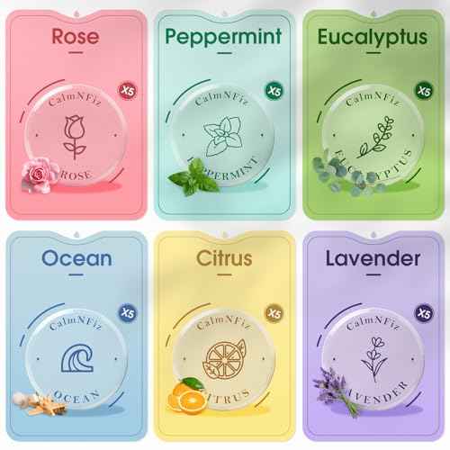 30 Pack Shower Steamers for Women Present Set, Shower Bath Bombs with 6 Scents, Self-Care Items for Wife As Valentine's Day and Mothers Day Present Idea, Birthday Present Stocking Suffers