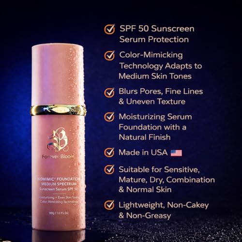 Bio Mimic Foundation SPF 50 - Waterproof, Full Coverage