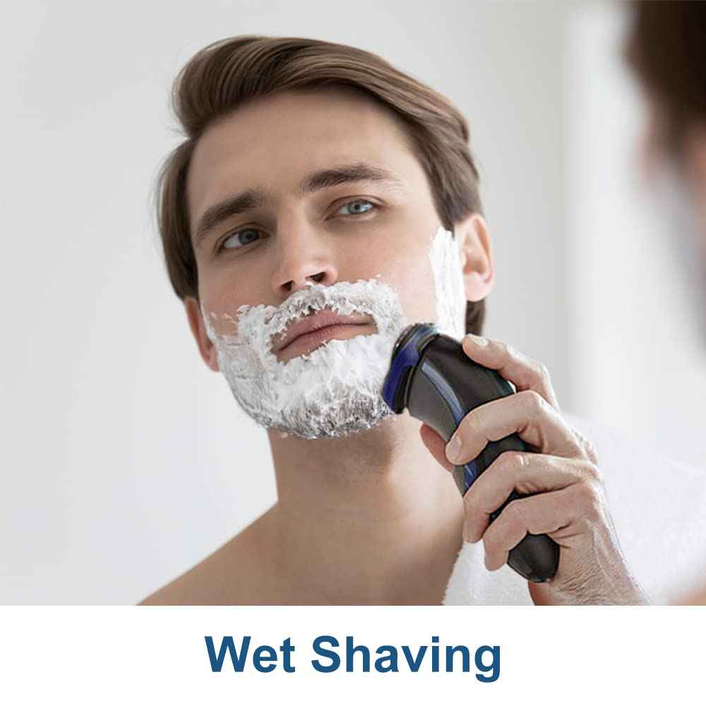 SH30 Replacement Heads Compatible with Philips Norelco Series 3000, 2000, 1000 Shavers and S738 Click and Style, 9 pack