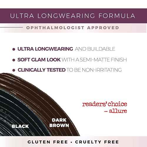 Blinc Amplified Tubing Mascara, Ultra-Longwearing Washable Mascara, Soft-Glam Volumizing, Lengthening and Defining Mascara, Gluten-Free and Cruelty-Free, 9mL / 0.30 Fl. OZ