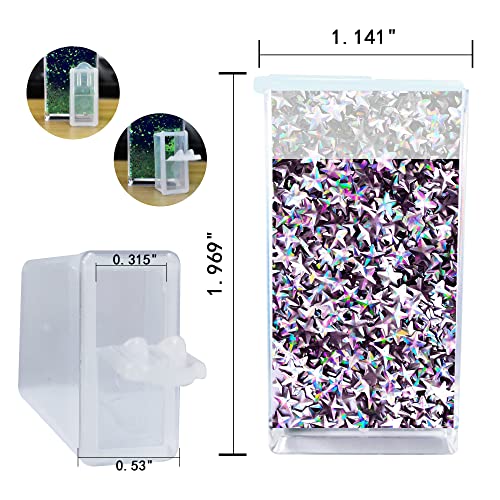 Wenida 9 Bottle Holographic Christmas Glitter Set