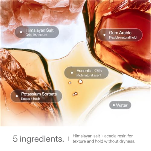 Simpletics Himalayan Sea Salt Hair Spray Vanilla Scent – 8 fl oz, Light Hold