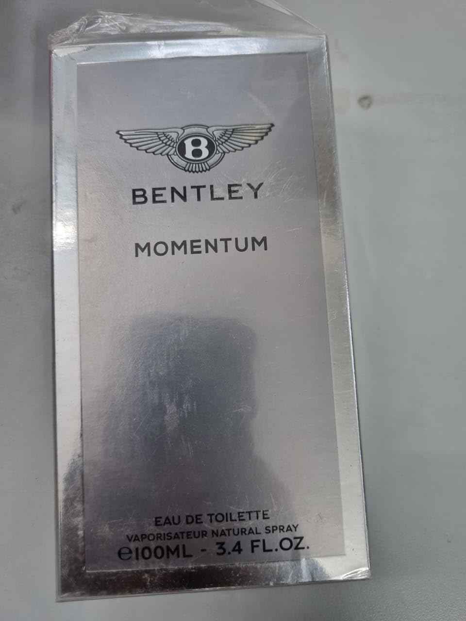 Bentley Momentum Eau De Toilette Spray for Men, 3.4 Fl Oz