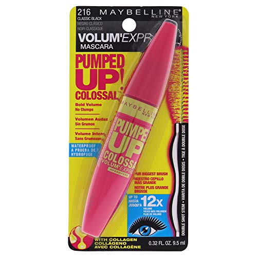 Maybelline Volum' Express Colossal Waterproof Mascara, Black