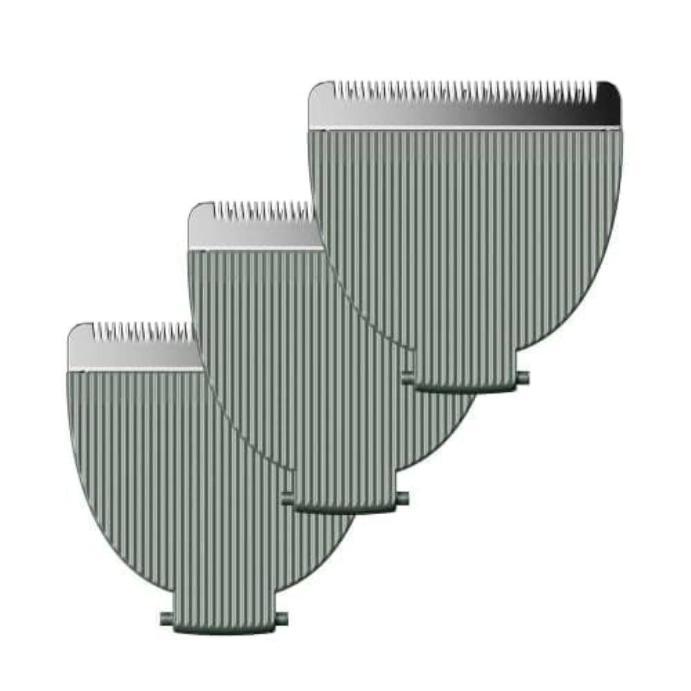 Meridian - Trimmer Replacement Blade - Sage Ceramic Blades for Electric Body & Pubic Hair Trimmer - 3 Pack
