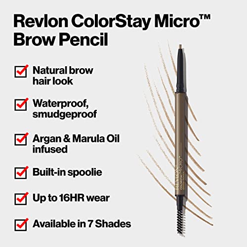 COVERGIRL Perfect Point Plus Lashline, Breezy Brown, Micro Eye Pencil, Ultra-Precise 1.5 Millimeter Tip, Creamy Gel Formula, Clean & Vegan, Talc-Free, Waterproof, 0.002oz (Pack of 2)
