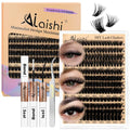 Lash Clusters Kit - 224pcs DIY Eyelash Extensions with Bond & Seal