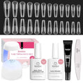 Beetles Gel Nail Kit Long Coffin 576pcs with Dehydrator & Primer – B- Coffin L