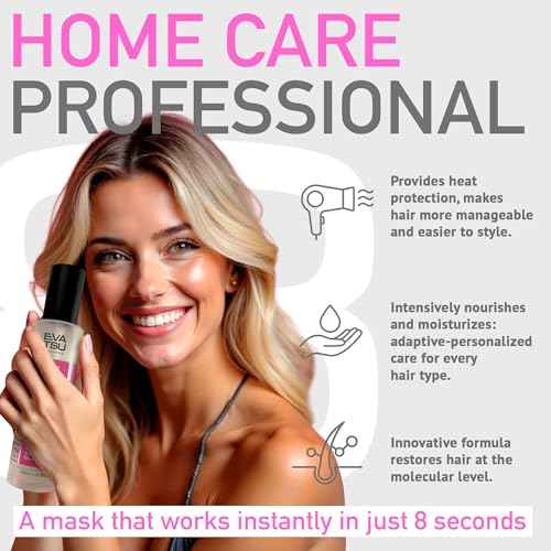 8-Second Hydrating Hair Mask Spray - Rinse-Out Deep Keratin Treatment for Dry, Damaged, Frizzy, & Color-Treated Hair ? Anti-Frizz Detangler for Silky, Glossy, Smooth Results, 6.75 oz.