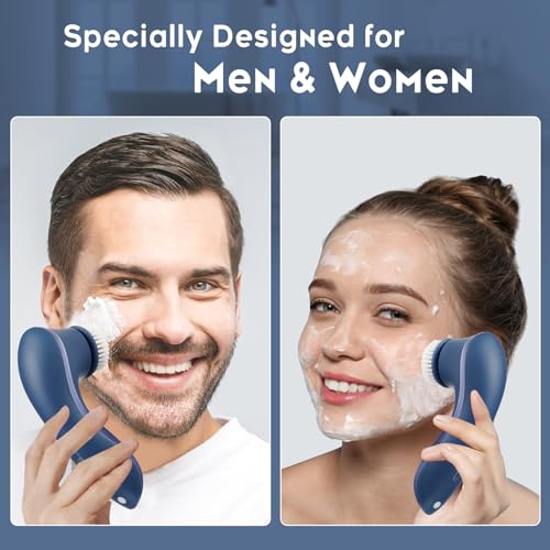 Facial Cleansing Brush Electric Spin Exfoliator IPX7 Waterproof