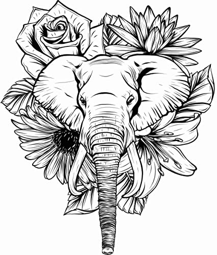 Temporary Tattoos for Men & Women - 6 Sheets Waterproof
