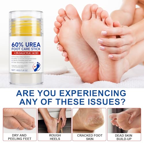 60% Urea Cream Stick with 2% Salicylic Acid – Cracked Heel Balm