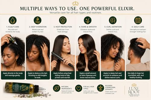 Rosemary Hair Growth Oil with Biotin & Castor Oil – 120ml