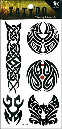 Umama Celtic Temporary Tattoos - 3 Sheet Set