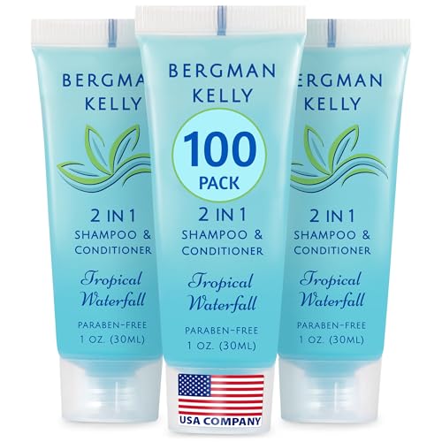 Bergman Kelly 2 in 1 Shampoo & Conditioner - 1 fl oz, 100 Pack