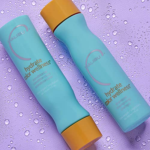 Malibu C Hydrate Color Wellness Duo - Vegan Shampoo & Conditioner Set for Color-Treated Hair