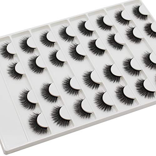 Mink False Eyelashes 16 Pairs - 3D Handmade Natural Look