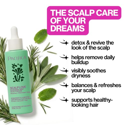 Pacifica Scalp Love Rosemary Mint Serum - 2 Fl Oz