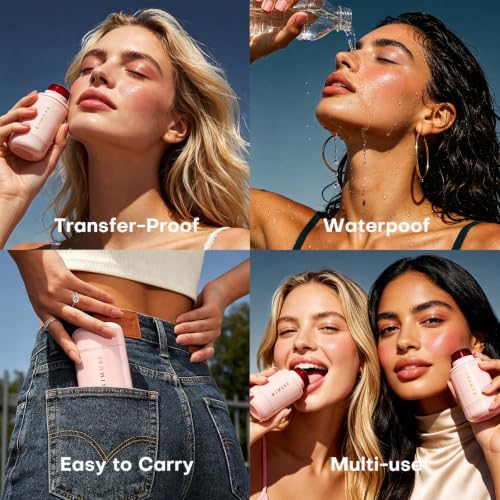 KIMUSE Jelly Cheek & Lip Tint - Multi-Use Vegan Blush