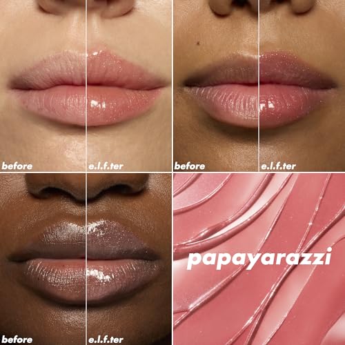 e.l.f. Glow Reviver Plumping Lip Oil - Papayarazzi