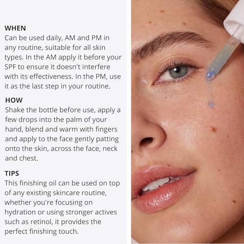 Nip+Fab Peptide Fix Finishing Oil 2%, 1.01 fl oz, Perfect Finish for All Skincare Routines, Support the Skin Barrier, Brighter Smoother Skin Lightweight Bi-Phase Anti-Wrinkle Formula