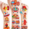 Firefighter Temporary Tattoos for Kids, 96 PCS