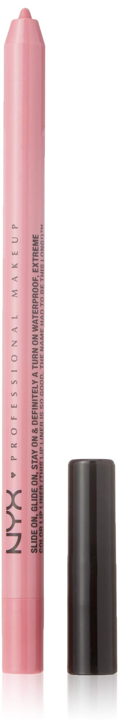 NYX PROFESSIONAL MAKEUP Slide On Lip Pencil, Lip Liner - Cheeky (Pink With Blue Undertone)