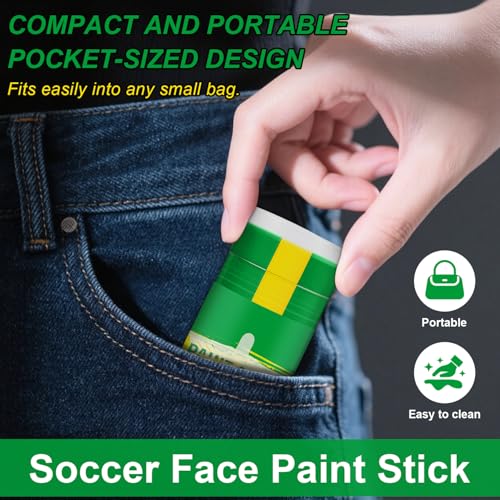 Sports Face Paint Stick - Patriotic Colors for Soccer & Baseball