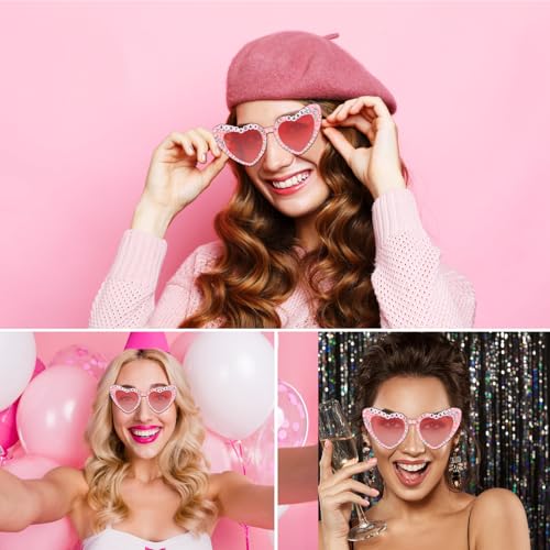 Heart Sunglasses for Birthday Party - WantGor Gift for Her