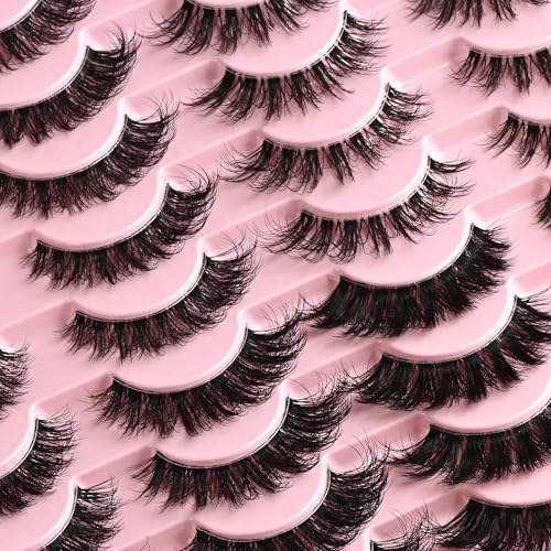 FARRED Wispy Cat Eye False Eyelashes - 20 Pair Pack