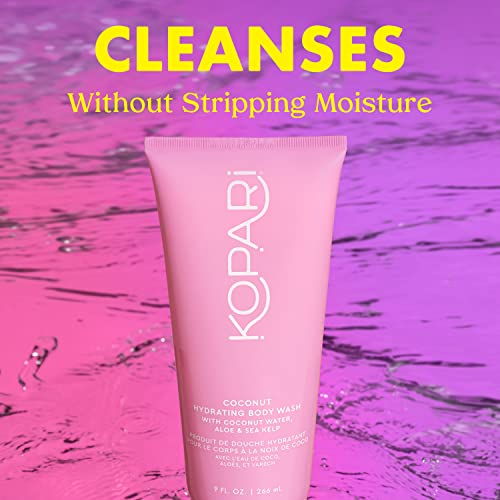 Kopari Hydrating Body Wash - Non-Toxic, Paraben Free, Gluten Free & Cruelty Free - Made with Organic Coconut Oil - 9 oz