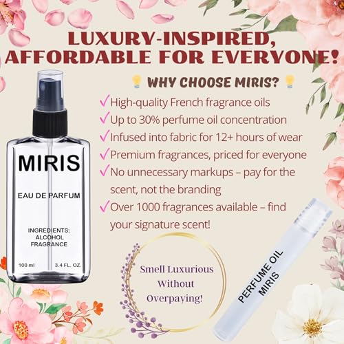 MIRIS No. 35774 Eau de Parfum 3.4 FL Oz - Long-Lasting Unisex