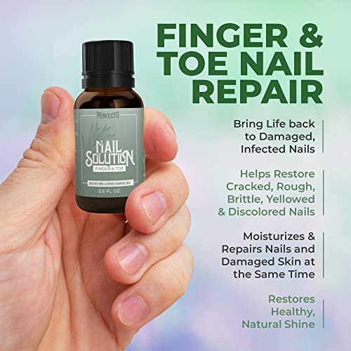 Perfecto Nail Treatment with Tea Tree Oil - Toenail & Fingernail Repair