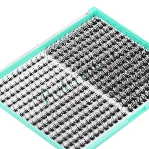 D Curl Lash Clusters 336pcs 10-12-14-16mm Wispy Eyelash Extensions