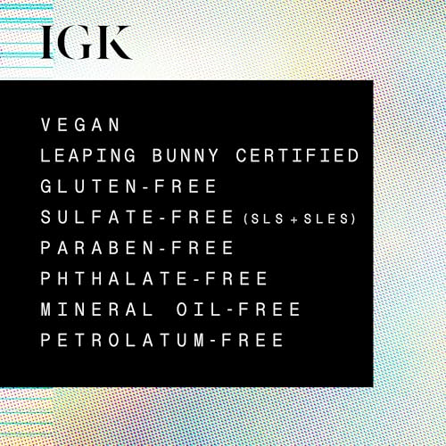 IGK Good Behavior Smoothing Spray 12 oz | Anti-Frizz Heat Protectant with 450¡ÆF Protection | Keratin-Like Finish for Sleek, Shiny Hair | Lightweight, Vegan & Color Safe
